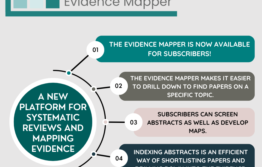 Evidence Mapper : A New Platform for Systematic Reviews and Mapping Evidence