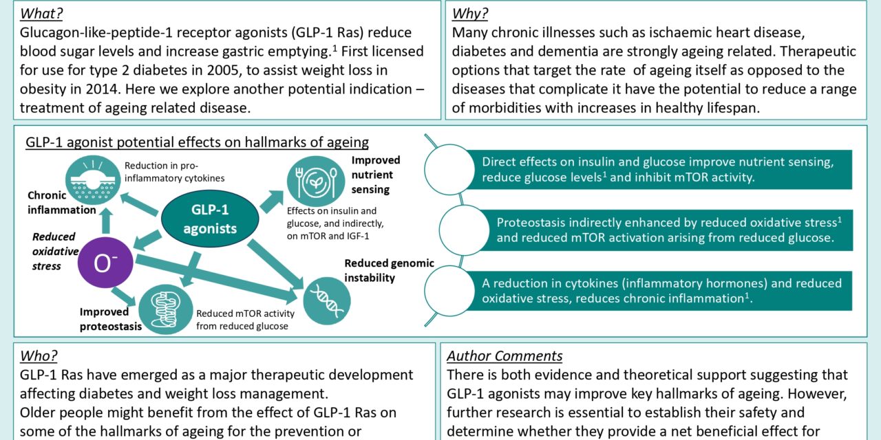 GLP-1 agonists and ageing